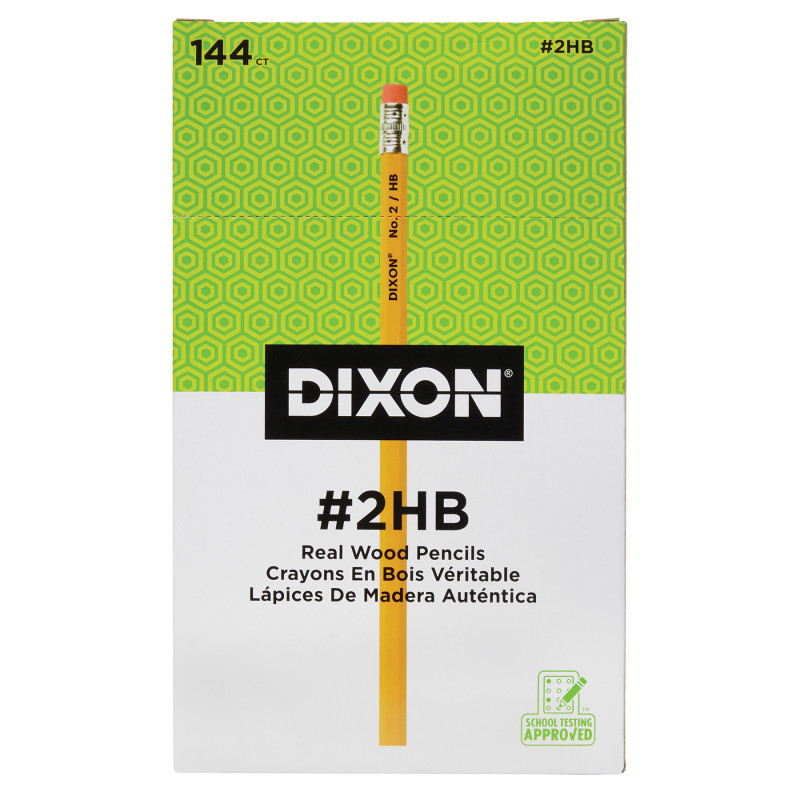 Woodcase+Pencil%2C+Hb+%232+Lead%2Cyellow+Barrel%2C+144%2Fbox