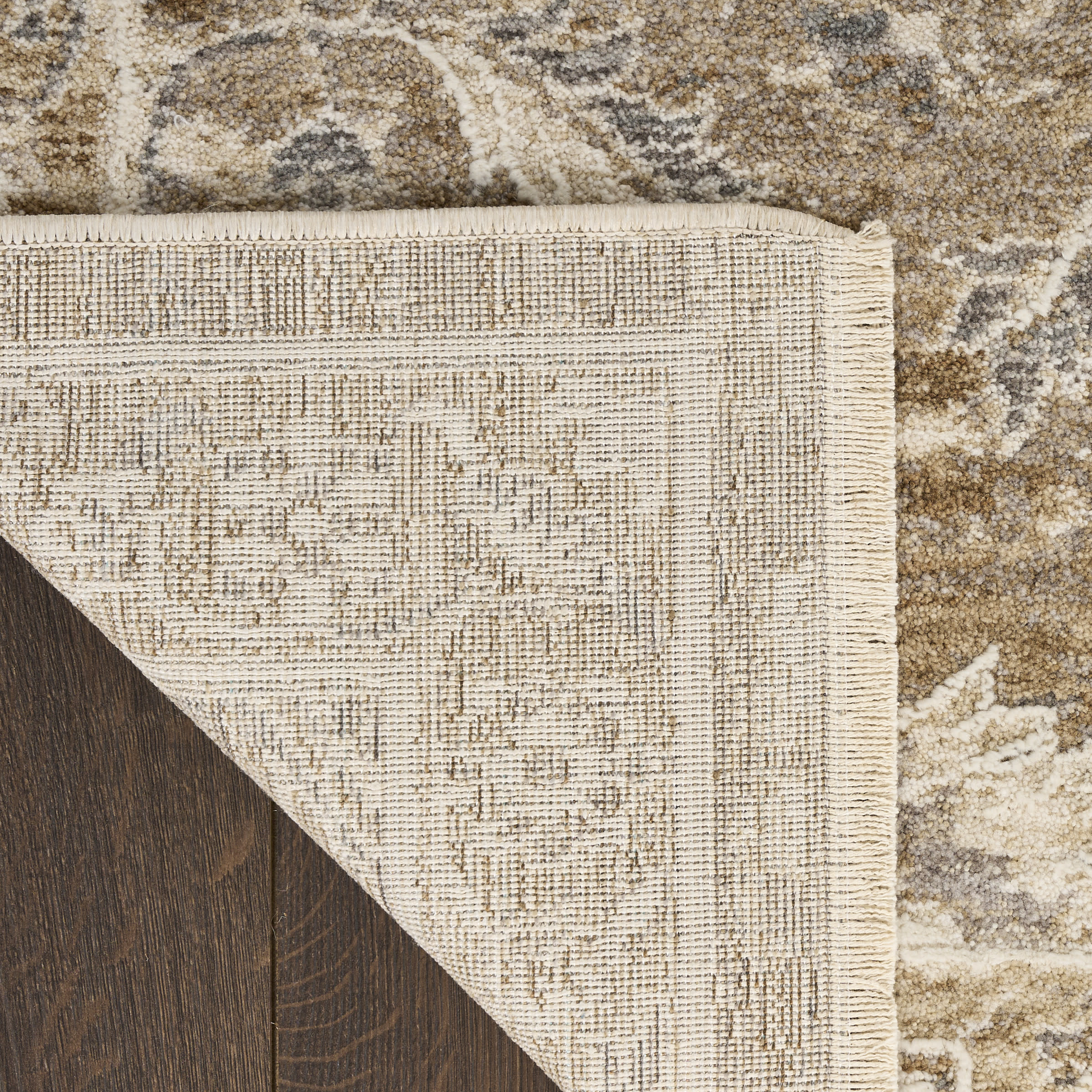 Nourison Retreat 5'3" x 7'6" Beige Vintage Indoor Rug