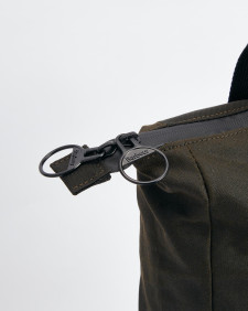 Field Waxed Backpack Olive-Black