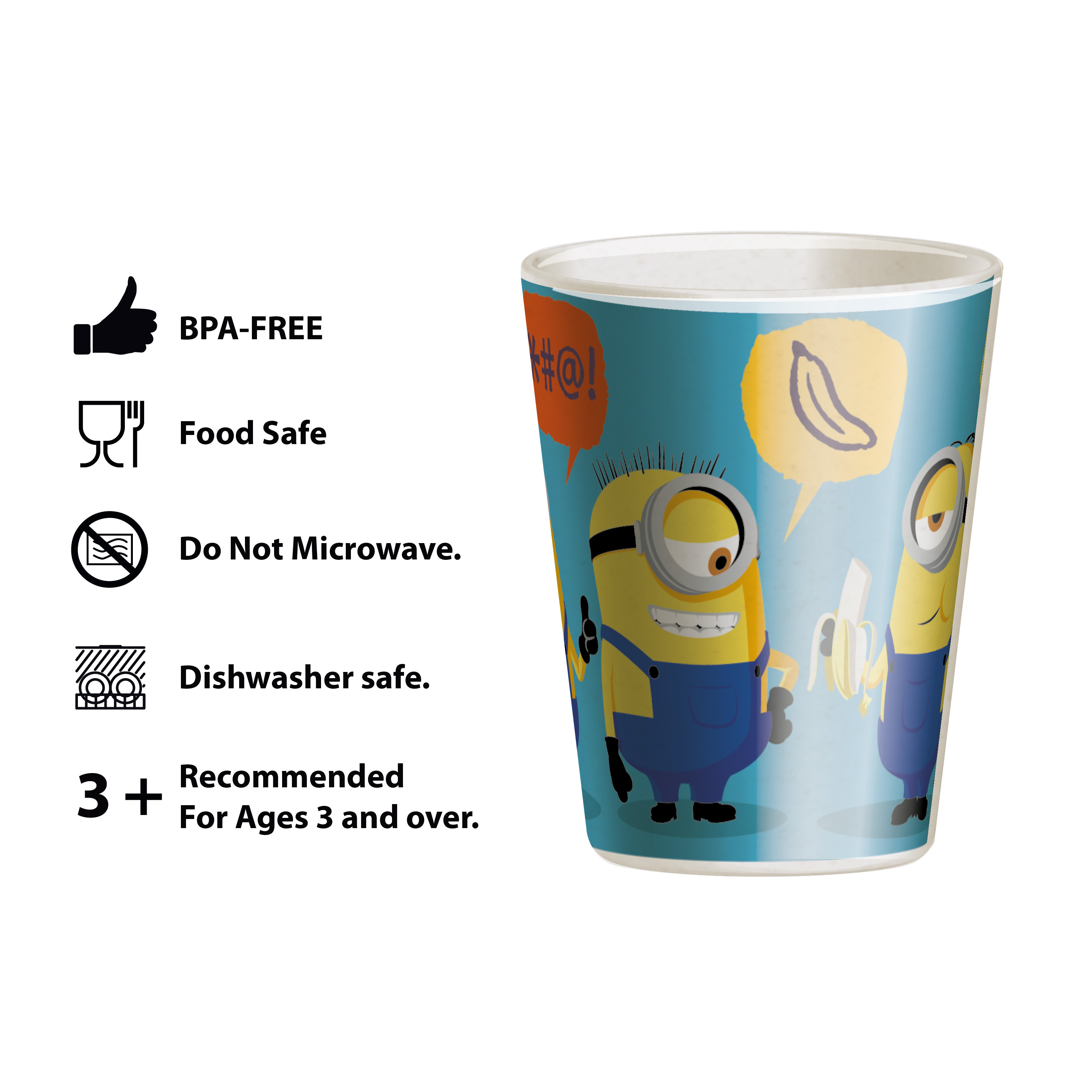 Minions 2 Movie Kid’s Dinnerware Set, Minions and Felonius Gru, 3-piece set slideshow image 8 Minions 2 Movie Kid’s Dinnerware Set, Minions and Felonius Gru, 3-piece set slideshow image 8