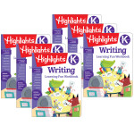 Highlights&trade; Learning Fun Workbooks, Kindergarten Writing, Pack of 6 HFC9781684372843-6