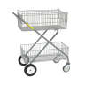R&B Wire, Foldable Double Mail Basket, Utility Cart, Stainless Steel