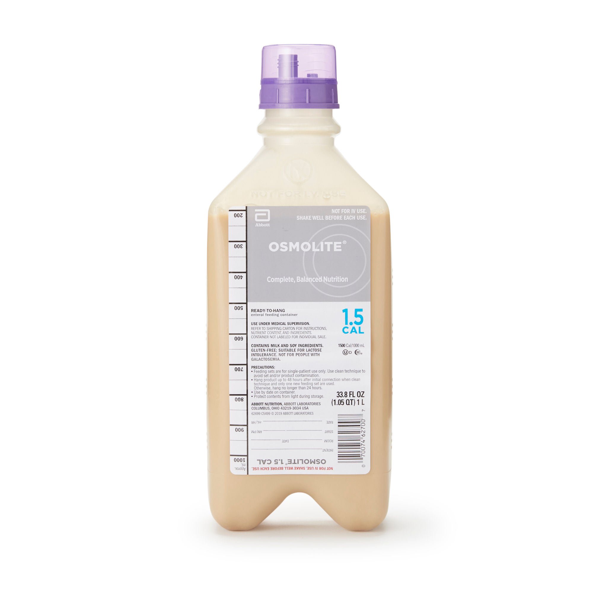 Osmolite® 1.5 Cal Tube Feeding Formula, 33.8-ounce bottle