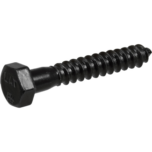 Hardware Essentials Black Gate Fastener Hex Lag Screws 5/16 x 1-1/2in