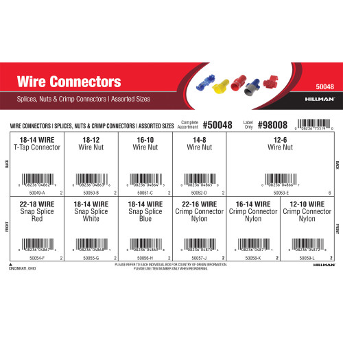 Wire Connectors Assortment (Splices, Nuts, & Crimp Connectors)