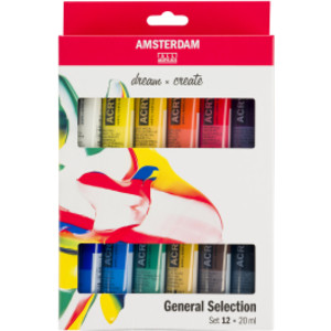 Standard Acrylic General Set, 12 x 20mL