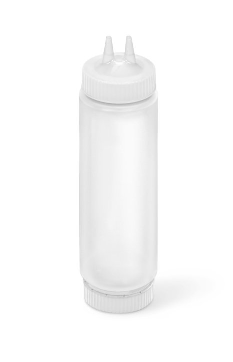 Distributeur transparent avec système double FIFO de 710 ml avec douilles et socle transparent