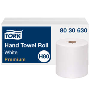 Tork, H80 Premium, 600ft Roll Towel, 1 ply, White