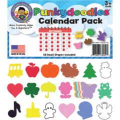 Punkydoodles Small Shapes Calendar Pack