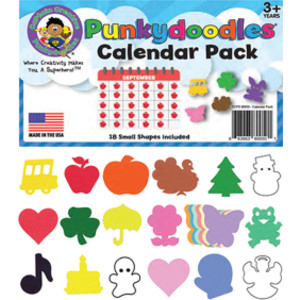 Punkydoodles Small Shapes Calendar Pack
