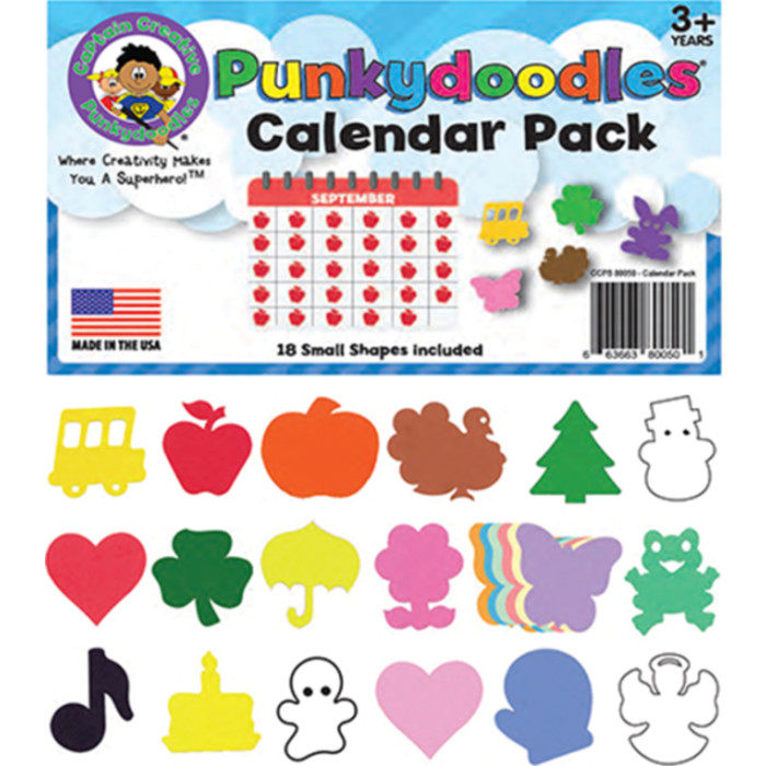 Punkydoodles Small Shapes Calendar Pack