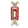 Industrial Extra Heavy Duty Specification Grade 20A 120/277V 3 Way Toggle Switch Ivory