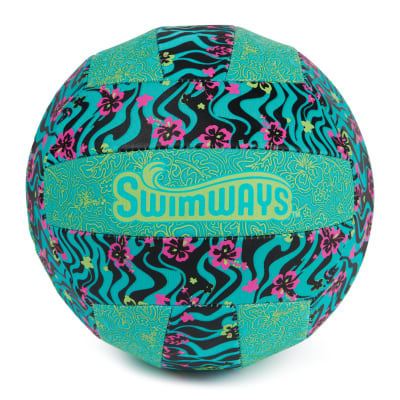 SwimWays Hydro Volleyball, Waterproof Volleyball, Outdoor Games for Adults and Kids, Sports Equipment, Pool Party Games and Toys, Ages 5 and Up, Blue