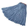 Rubbermaid Commercial, Dura Pro Blend Cut-End Wet Mop Head with 1" Headband, 24 oz, Blue