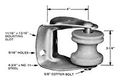 Insulated Secondary Clevis Steel 4 in L