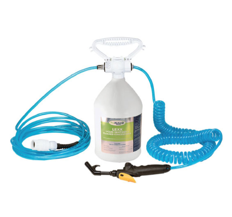 Stoelting 521040 - Portable Wand Sprayer Station, 30 ft coil hose, 25 ft water supply line