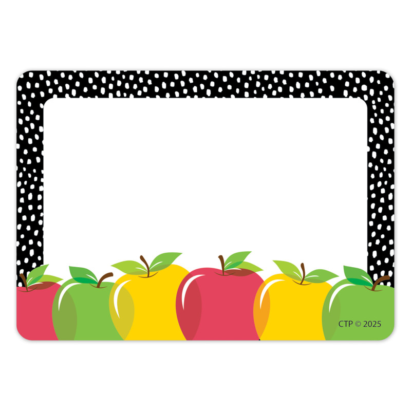 Apple Time Labels, Pack of 36