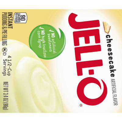 Jell-O Cheesecake Instant Pudding & Pie Filling, 3.4 oz Box