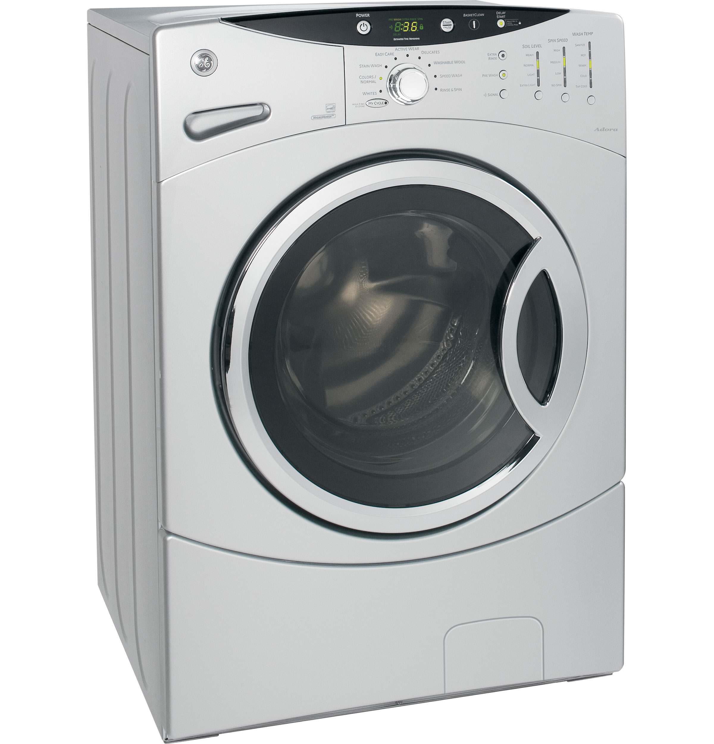 GE Adora™ ENERGY STAR® 4.0 IEC Cu. Ft. King-size Capacity Frontload Washer with Stainless Steel Basket