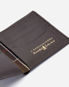 Amble Leather Billfold Wallet Dark Brown
