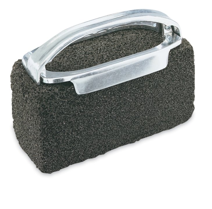 7.75- x 3.5-inch aluminum handle for griddle stone