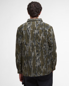 Boldon Relaxed Camo Overshirt Forest