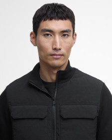 Ethan Quilted Sweatshirt Classic Black