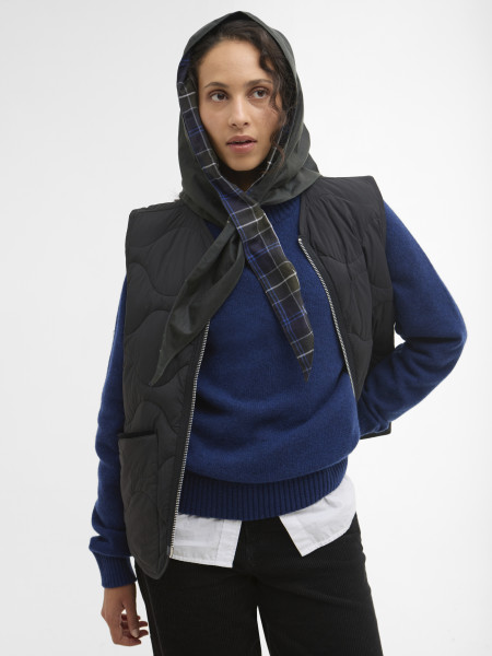Barbour x ARKET Fairgame Waxed Head Scarf Barbour x ARKET Fairgame Waxed Head Scarf