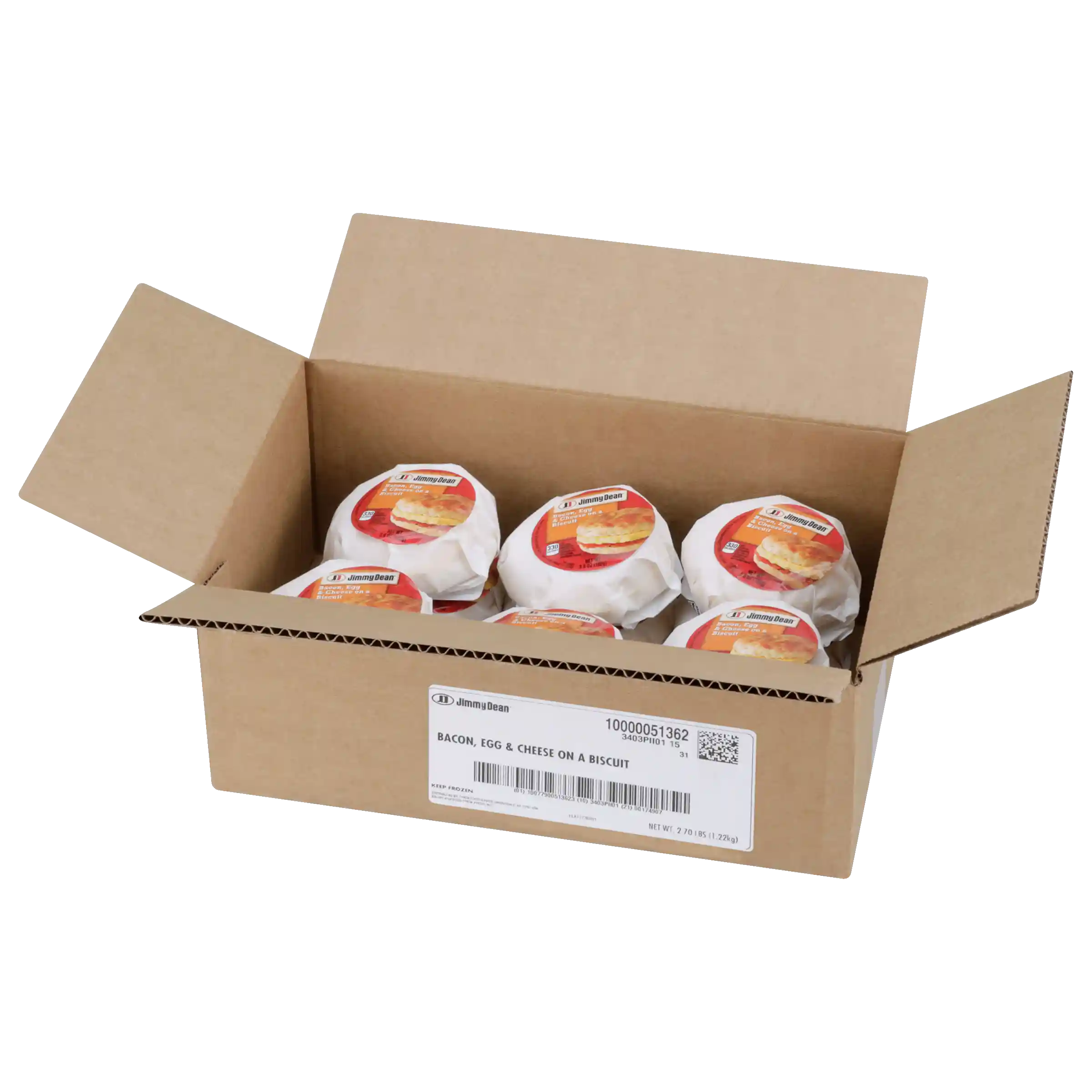 Jimmy Dean® Butcher Wrapped Bacon, Egg & Cheese Biscuit_image_4