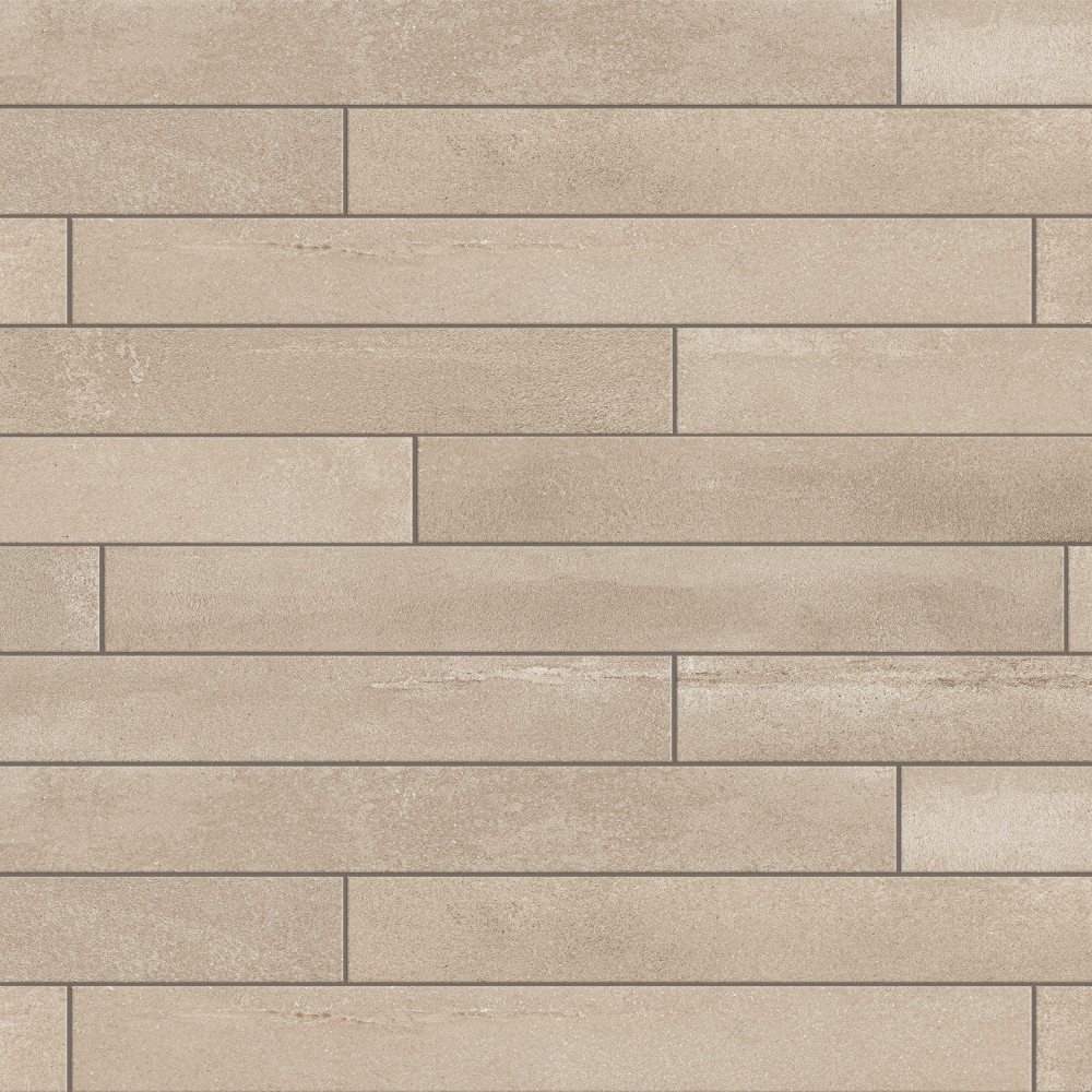 Tucson Beige 1-7/8 in. x 17-3/4 in. Porcelain Floor and Wall Tile