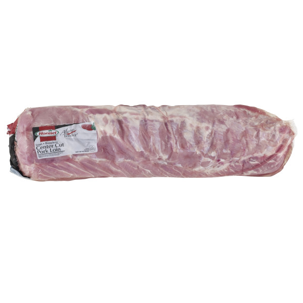 ALWAYS TENDER(r) Pork Loin, Center Cut, Log, Boneless, Strap Off, Vacuum Packed, 2 pc . C1CB - Front Center Inner Pack (Hi Res)