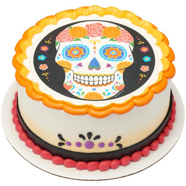 Sugar Skull Assortment Edible Image®
