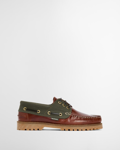 Re-Engineered Deck Boat Shoes Mahogany