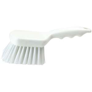 Carlisle, Sparta, 3in, Color Coded Floater Scrub Brush, 8in Handle, Polypropylene Bristles, White