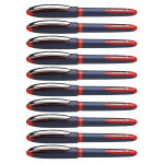 Schneider&reg; One Business Rollerball Pens, 0.6mm, Red, Pack of 10 PSY183002-10