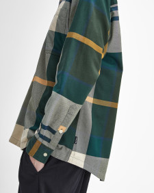 Renford Oversized Long-Sleeved Tartan Shirt Classic Tartan