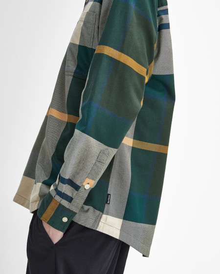 Renford Oversized Long-Sleeved Tartan Shirt