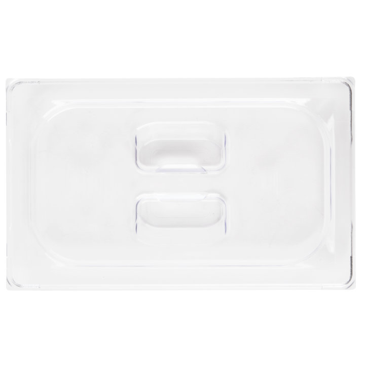 Fourth-size Super Pan® solid clear polycarbonate cover