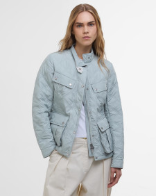 Halsey Quilted Jacket Light Steel/Silver Birch