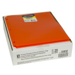 C-Line&reg; Two-Pocket Heavyweight Poly Portfolio Folder with Three-Hole Punch, Orange, Pack of 25 CLI33932-25
