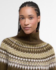 Lorrie Fair Isle Roll-Neck Jumper 