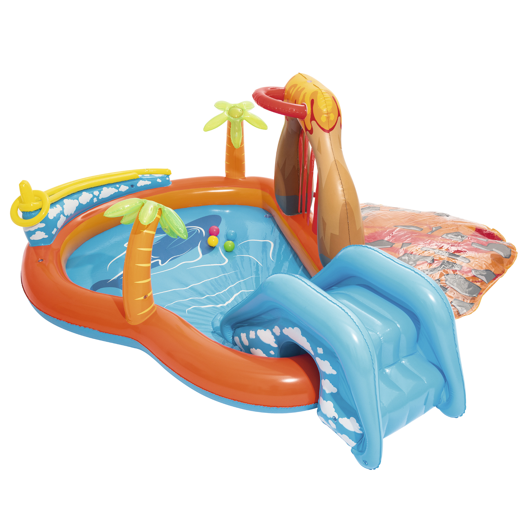 Bestway - H2OGO!104 Inches x 104 Inches x 41 Inches Lava Lagoon Play Center