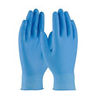 Glove, Blue, Nitrile, Disposable Nitrile Glove, Large, Rolled Beaded Cuff
