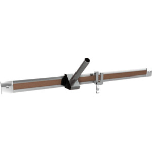 Aluminum 1" Maprail with Cork Insert, 4'L, 1 Per Carton