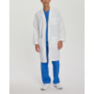 Landau 3 Pocket Lab Coat Men - Classic Relaxed Fit, 5 Button, Full Length, Antimicrobial 3145-Landau