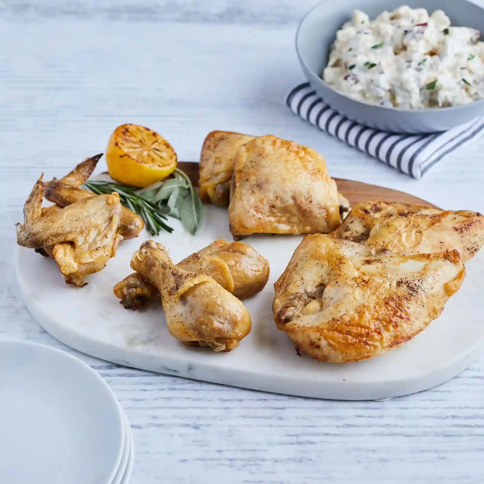 Tyson® Heritage Valley™ IF Unbreaded 8 Piece Cut Chicken_image_1