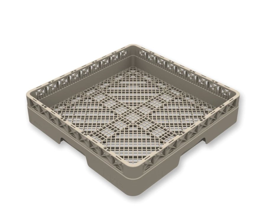 Casiers pour couverts Flap Rack en polypropylène de couleur beige