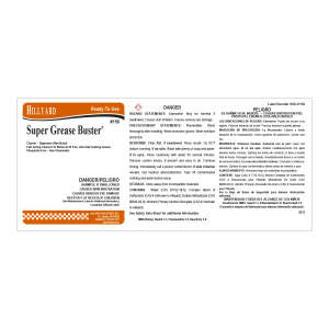 Label RTU 156 Super Grease Buster