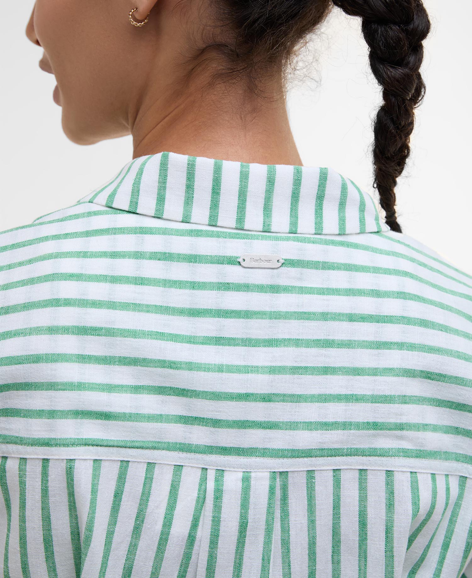 Abby Striped Midi Dress image number 6