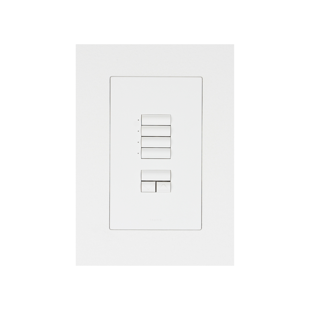 FASCIA | LUTRON QSWS2-4SN SEETOUCH KEYPAD